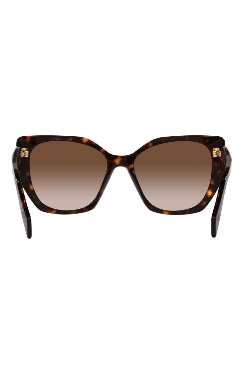 Prada 56mm Cat Eye Sunglasses, Alternate, color, Tortoise