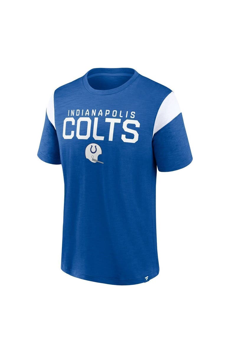 FANATICS Men's Fanatics Branded Royal Indianapolis Colts Home Stretch Team T-Shirt, Alternate, color, 