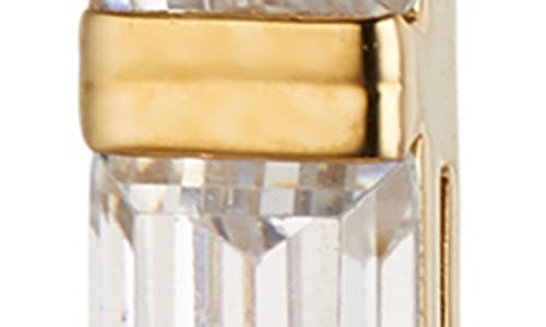 Nadri Chateau Crystal Linear Drop Earrings In Gold