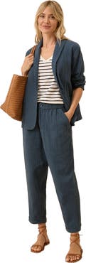 Pact Organic Cotton Coastal Double Gauze Rolled Cuff Pant