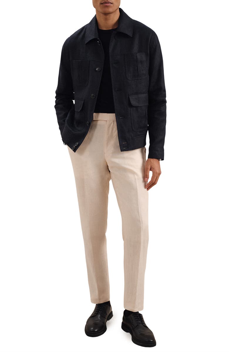 Reiss Adam Linen Jacket, Alternate, color, 