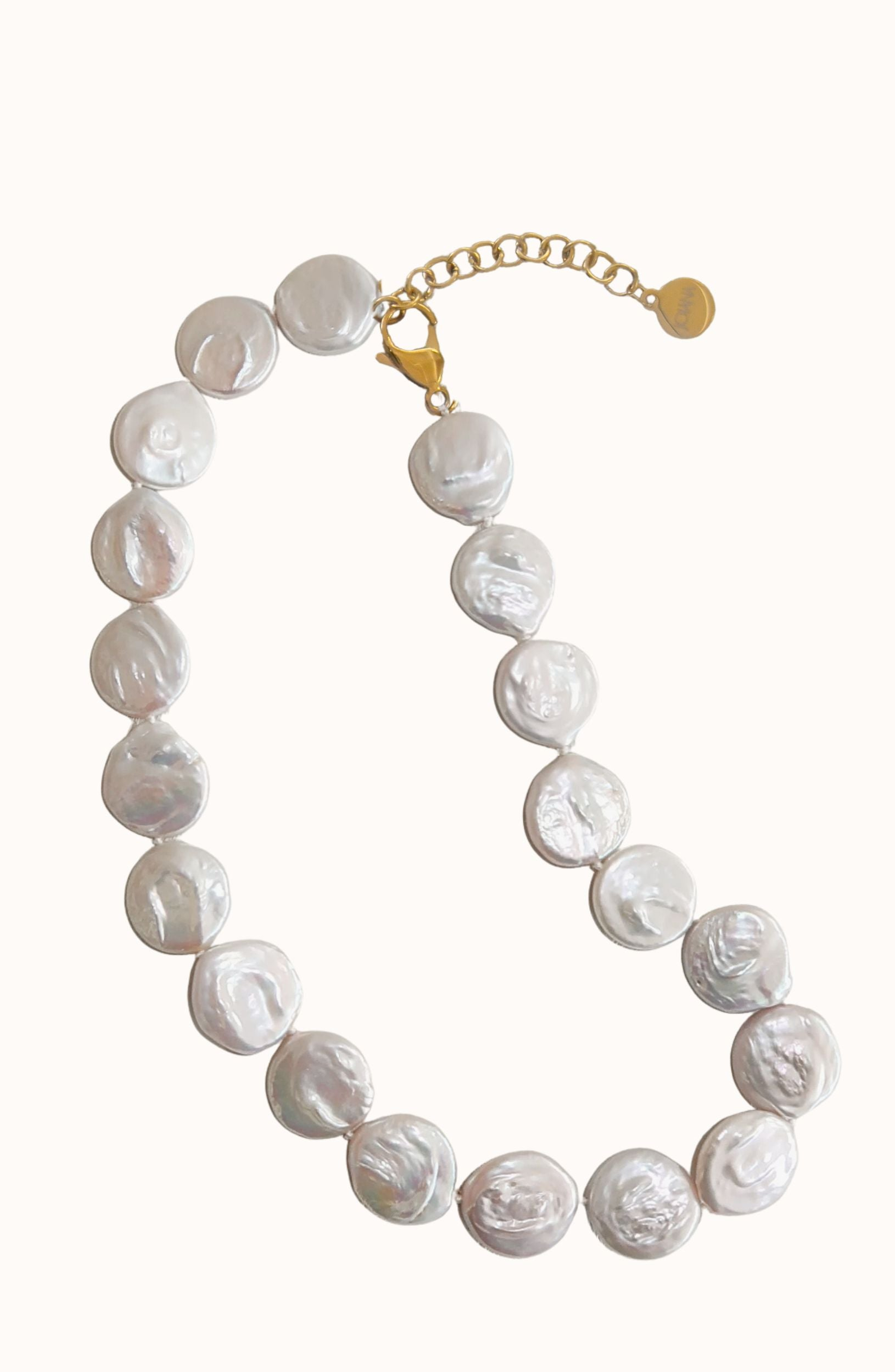 Joiana Jewelry Coin Pearl Necklace In Multi