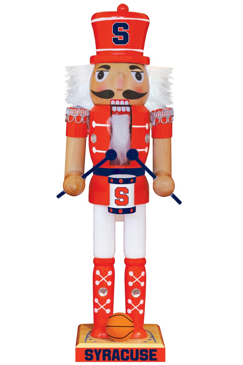 Syracuse Orange Collectible Nutcracker, Main, color, Multicolor