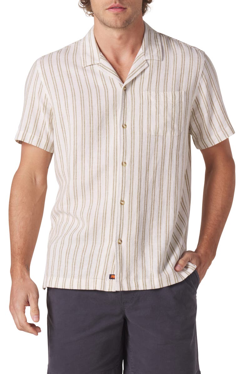 The Normal Brand Freshwater Cotton Camp Shirt, Main, color, 