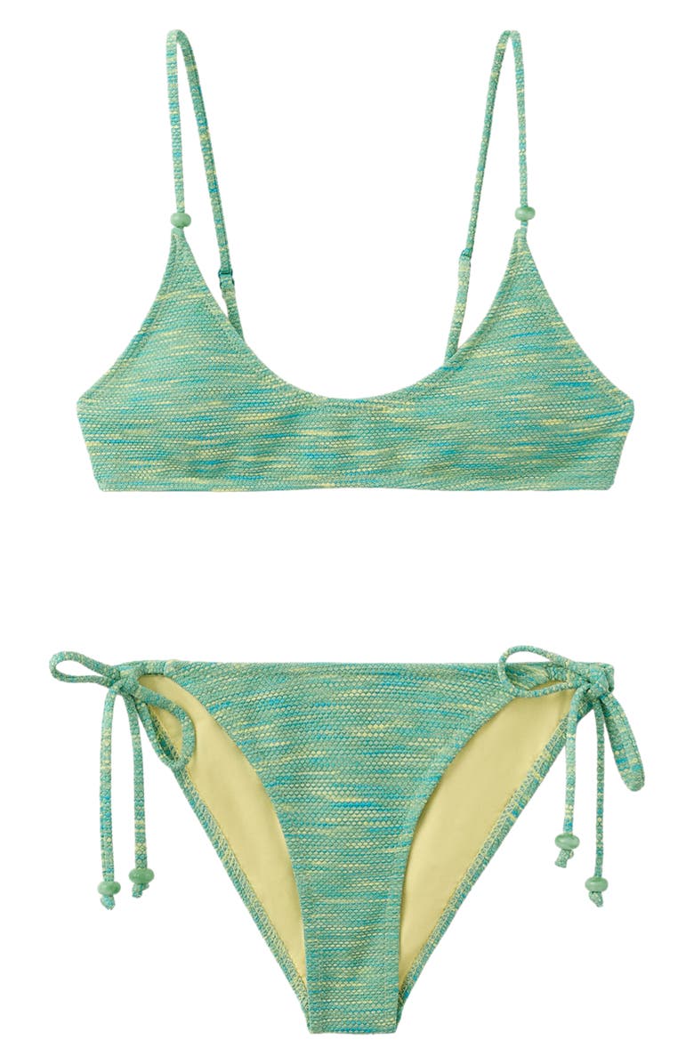 MANGO TEEN Space Dye Two-Piece Swimsuit, Alternate, color,