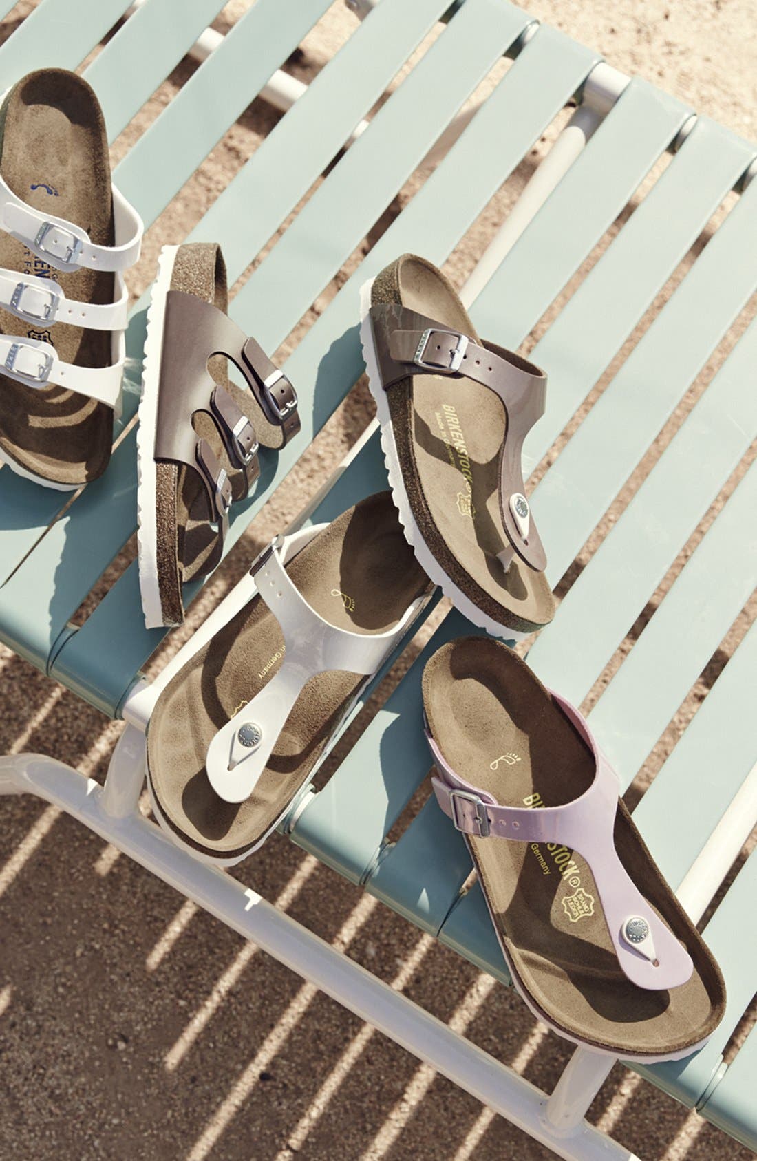 'Gizeh' Sandal, Alternate, color, PEARLY APPLE