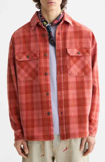Scotch & Soda Check Washed Denim Overshirt