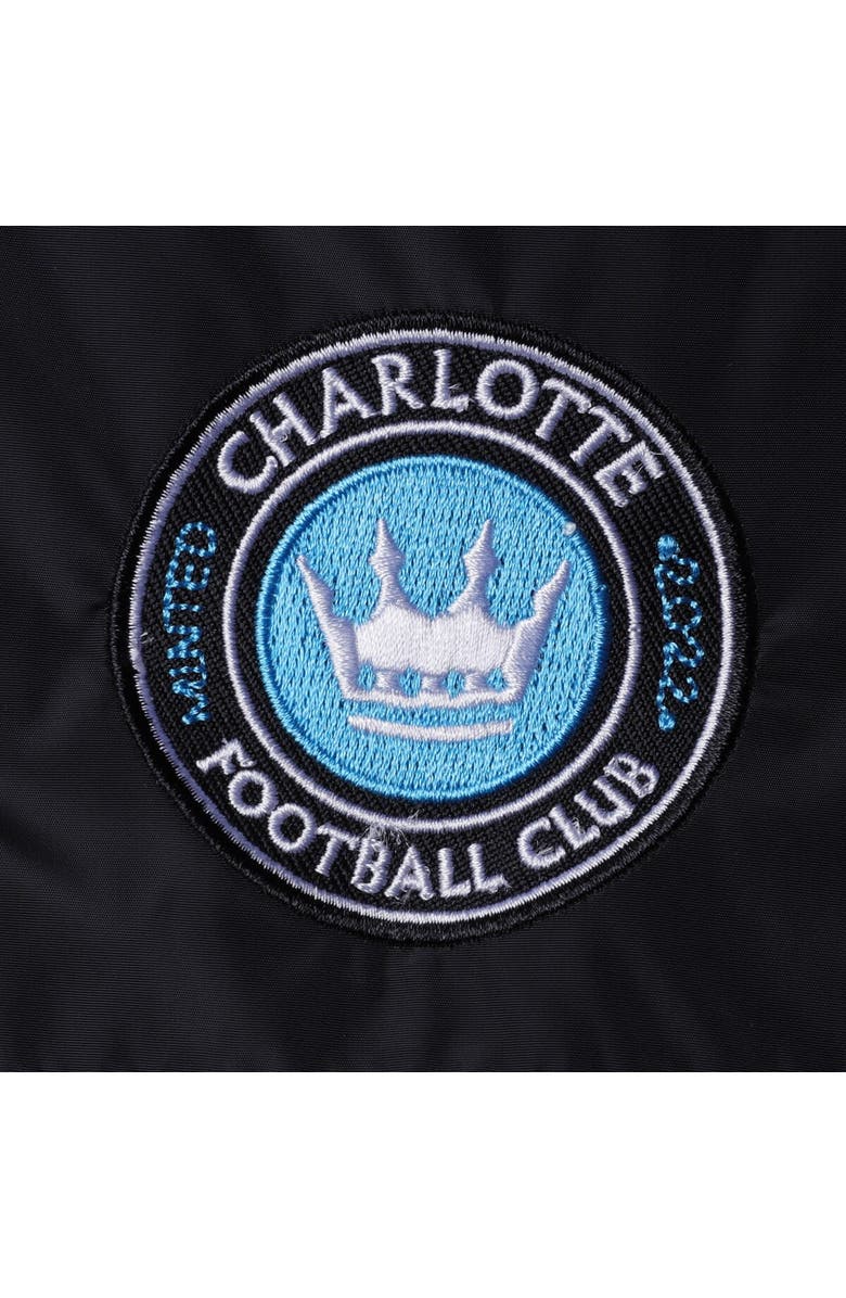 THE WILD COLLECTIVE Women's The Wild Collective Black Charlotte FC Anthem Full-Zip Jacket, Alternate, color, Black