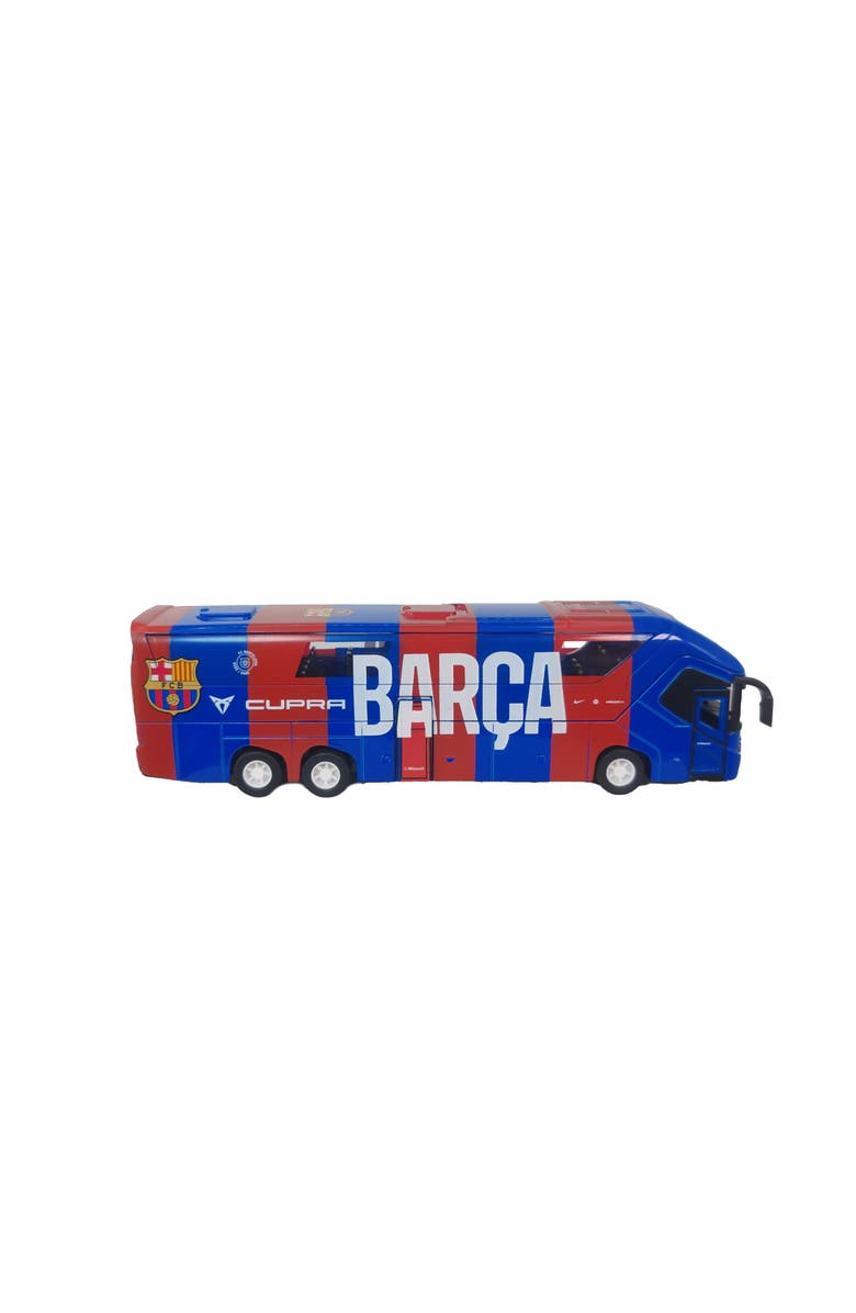 Banbo Toys Soccer Team Bus FC Barcelona, Alternate, color, Red
