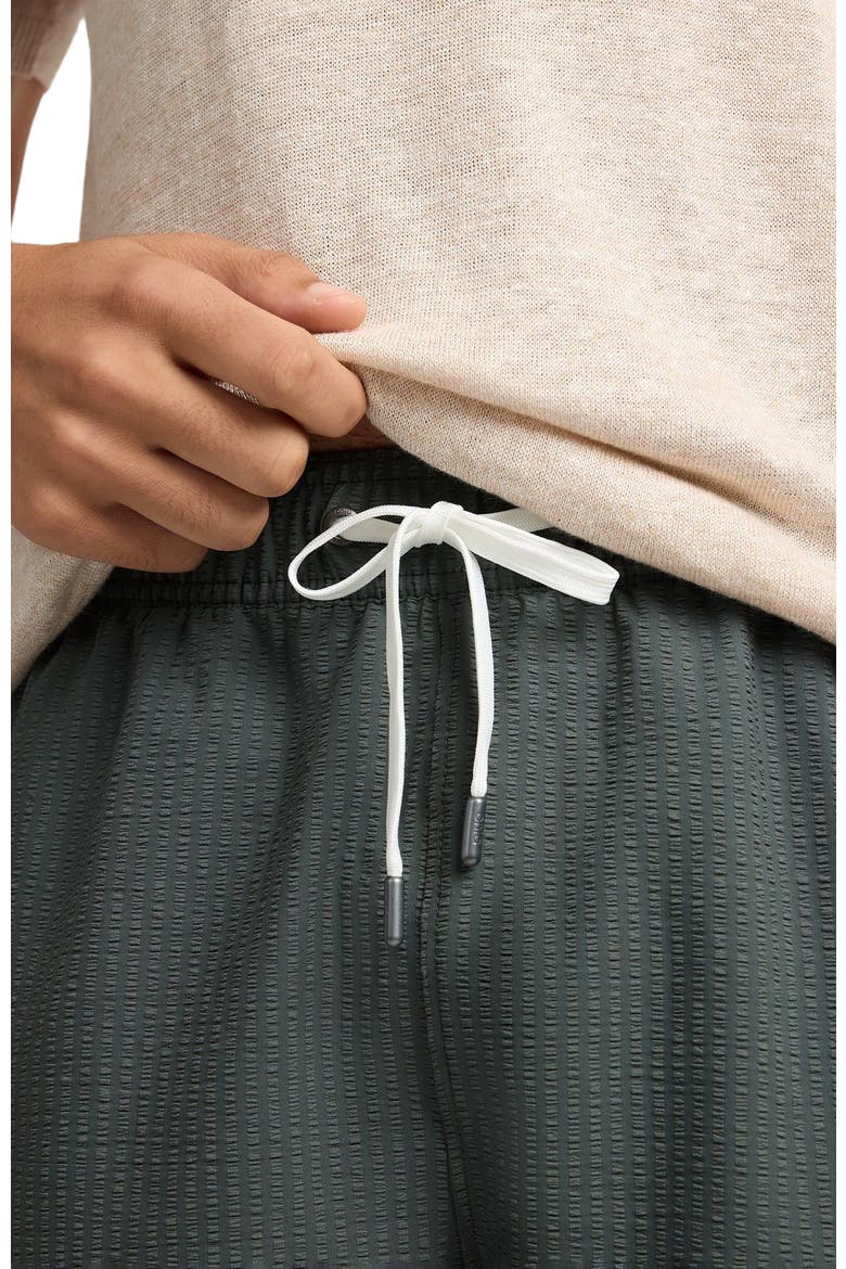 Calder Side Elastic 4"  Swim Trunk, Alternate, color, SOFT OLIVE