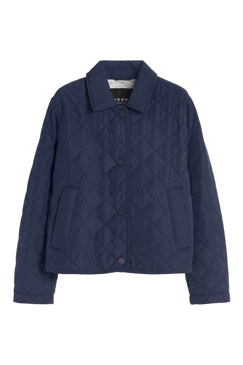 Gelo Quilted Jacket, Alternate, color, NAVY