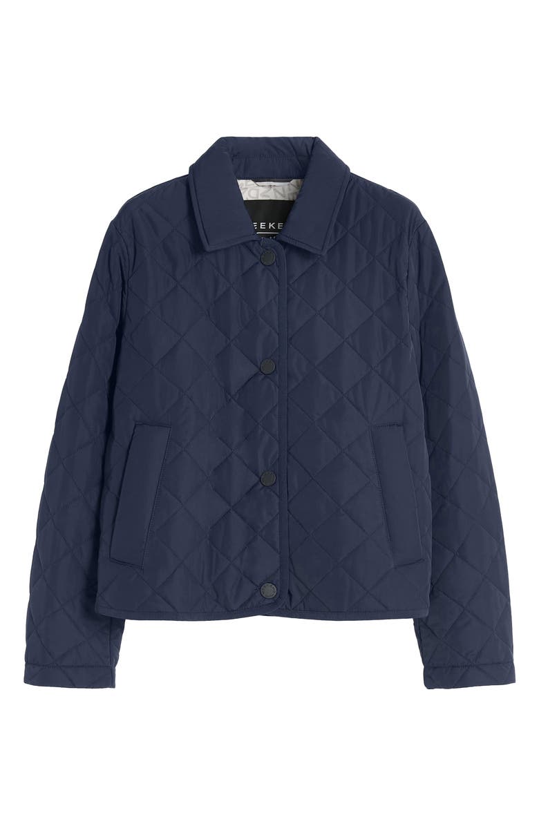 Weekend Max Mara Gelo Quilted Jacket, Alternate, color, Navy