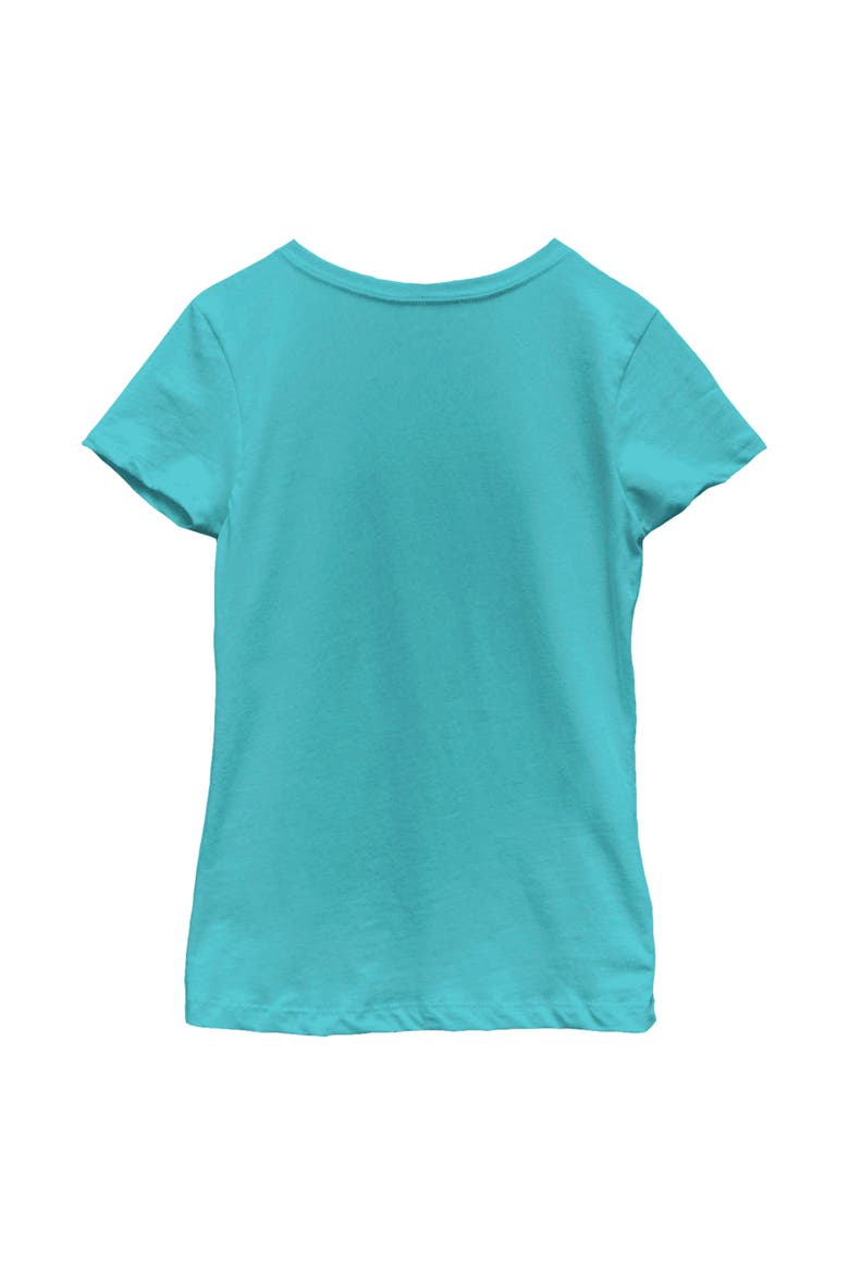 Girl's Lilo & Stitch Aloha Christmas  Graphic T-Shirt, Alternate, color, Tahiti Blue
