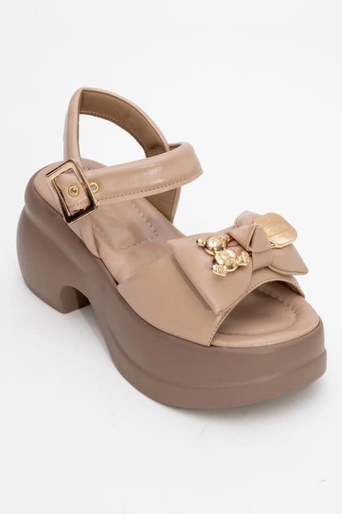 Prologue Shoes Merida Buckle Platform Sandal