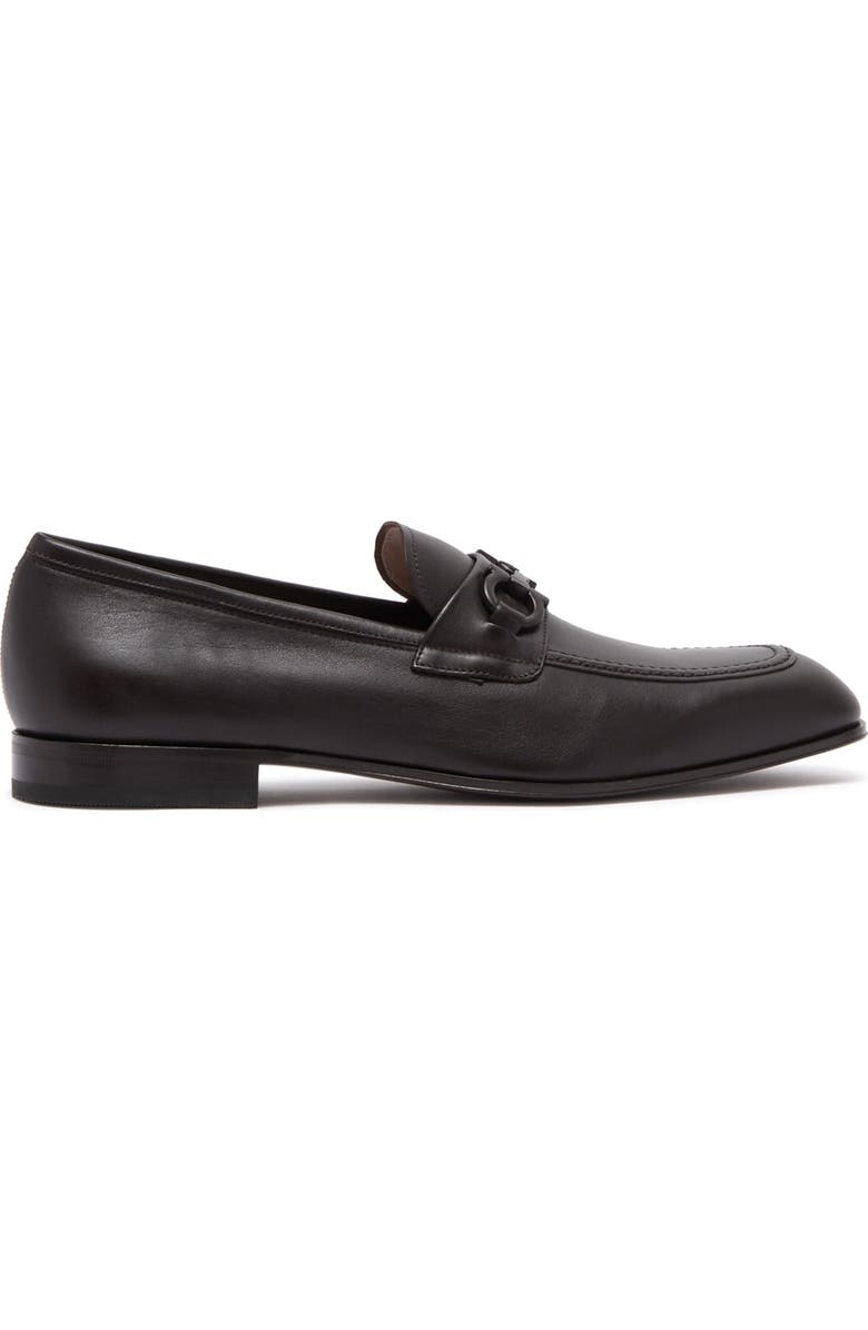 FERRAGAMO Horsebit Leather Loafer, Alternate, color,