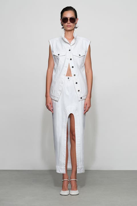 Alek Denim Midi Skirt