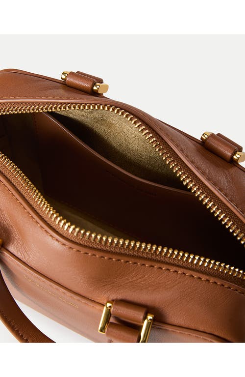Veronica Beard Boxy Top Handle Leather Bag