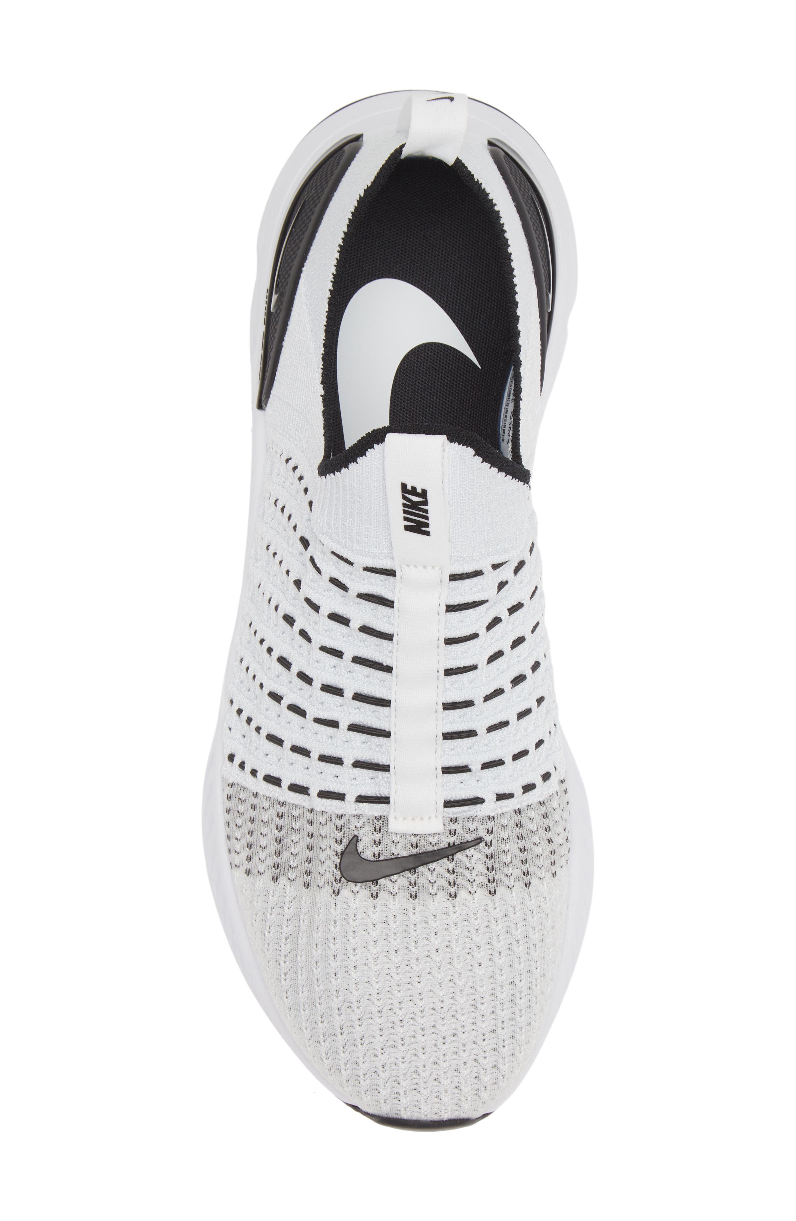 Nike Gender Inclusive React Phantom Run Flyknit 2 Running Shoe, Alternate, color, 100 Truwht/White