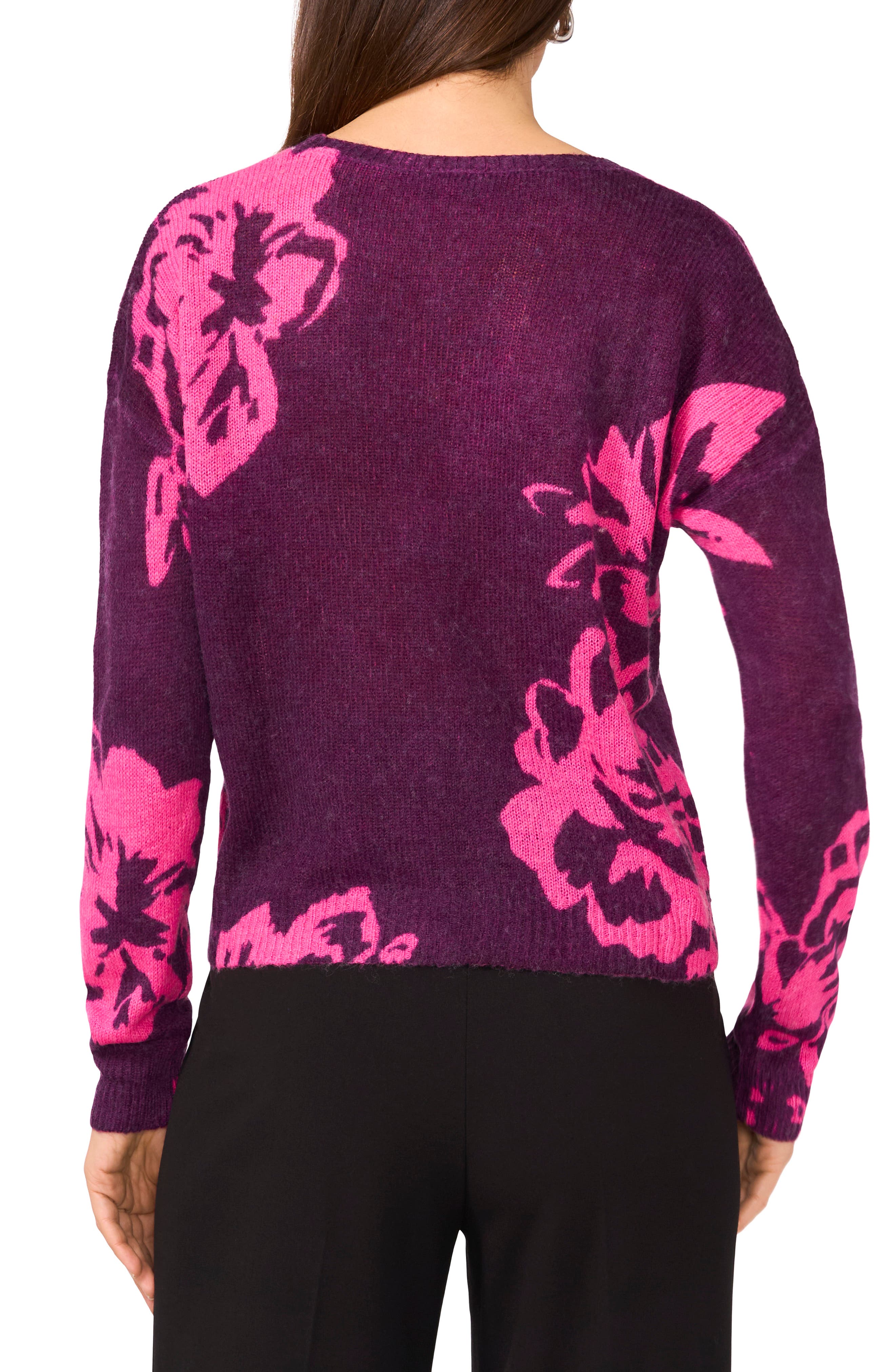 Floral Crewneck Sweater - image 2