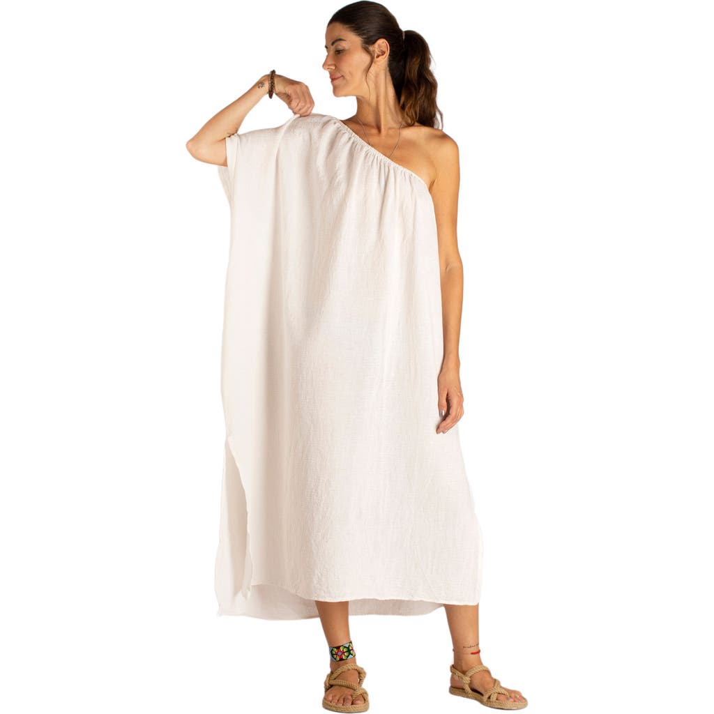 loom.ist Sile One-Shoulder Dress in Off White  product