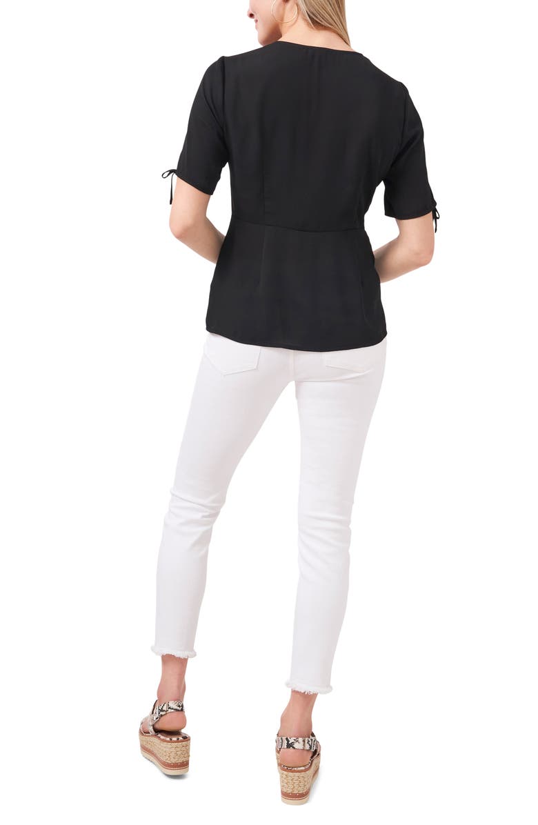 Vince Camuto Front Button Blouse, Alternate, color, 