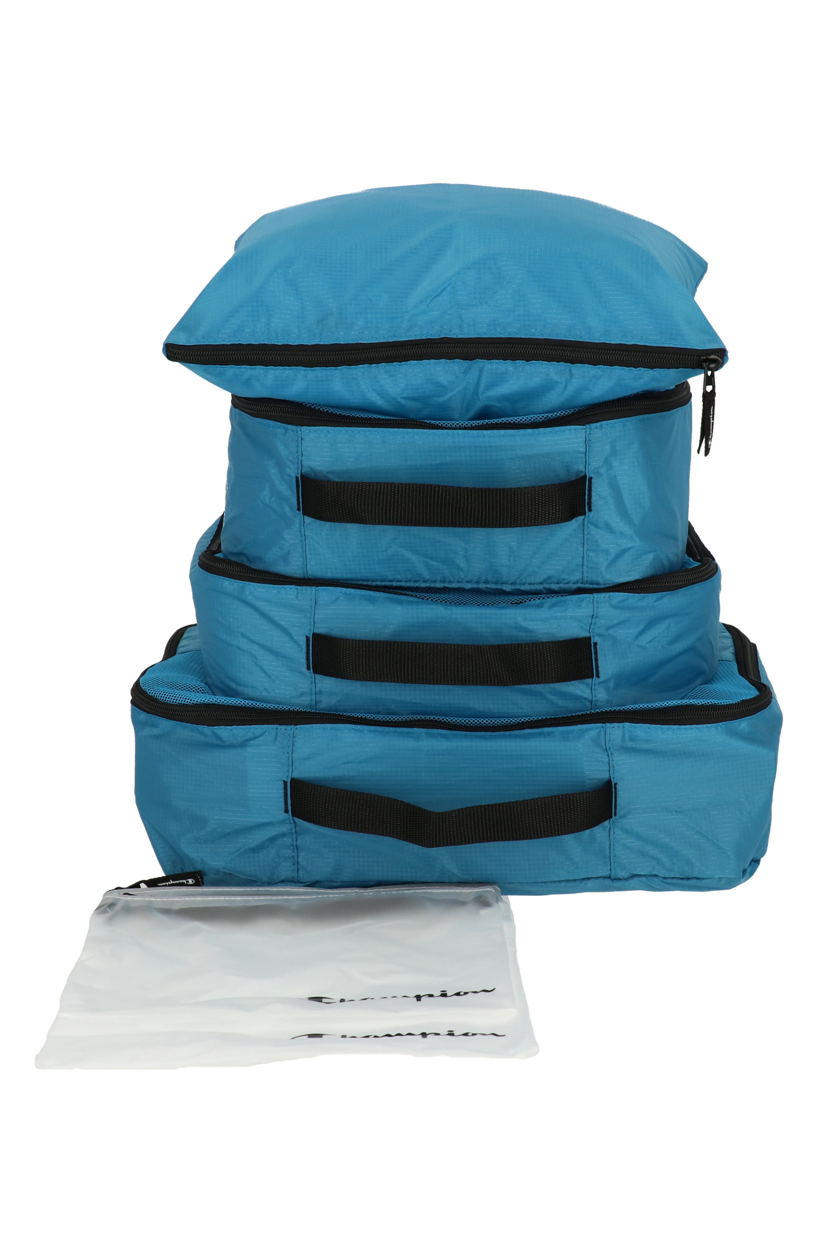 Champion 6-Piece Packing Cube Set, Alternate, color, Blue