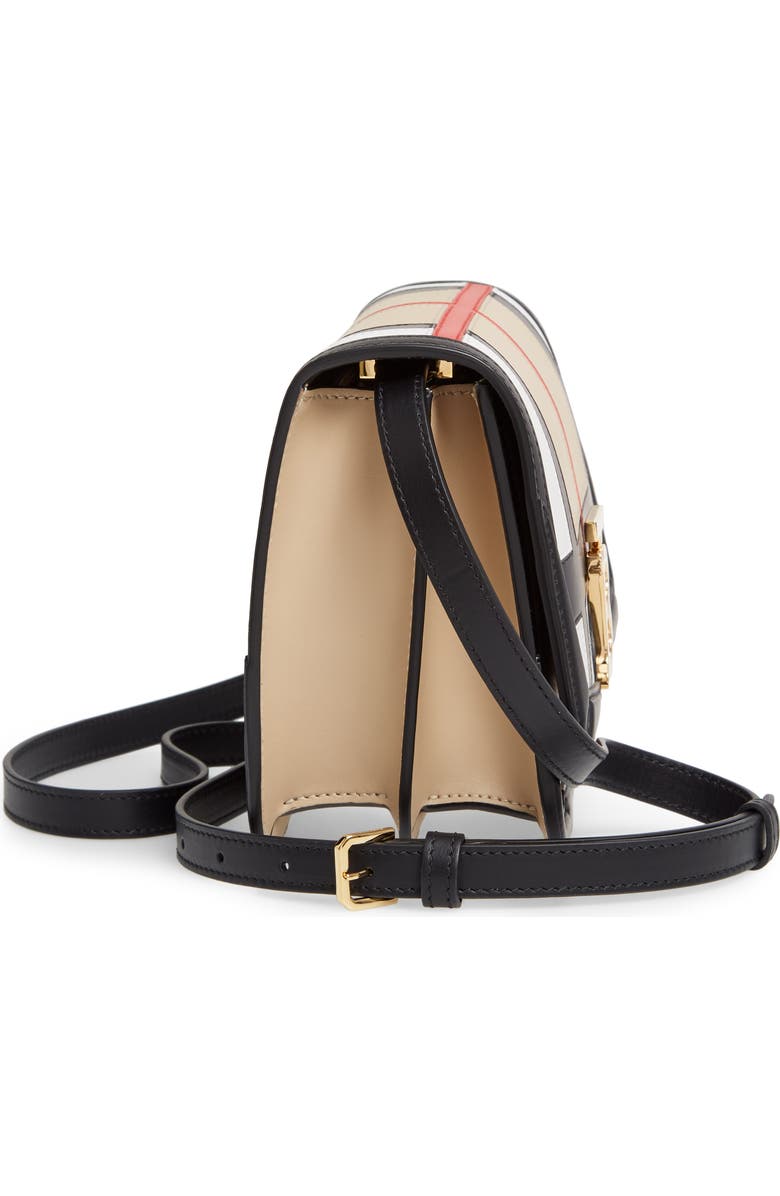 Burberry Small TB Patchwork Leather Crossbody Bag, Alternate, color,