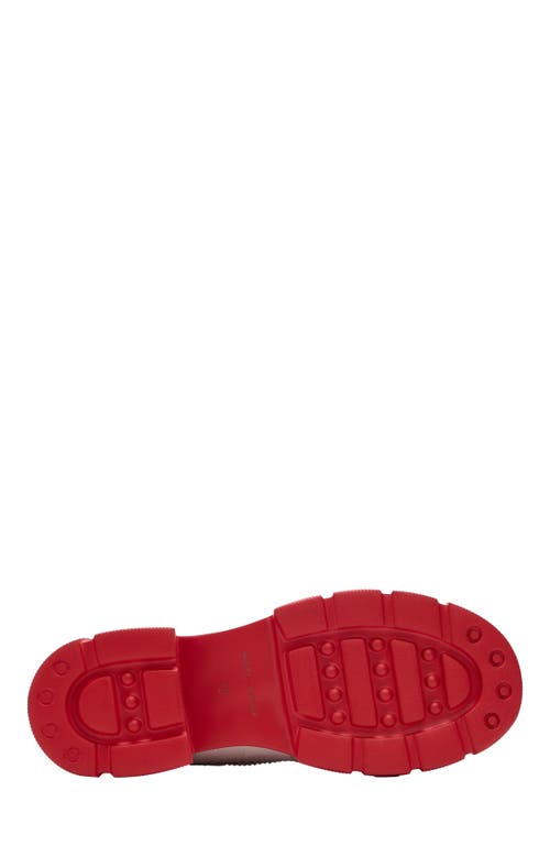 Marc Nolan Ms. Alexander Leather Lug Wingtip Derby In Red