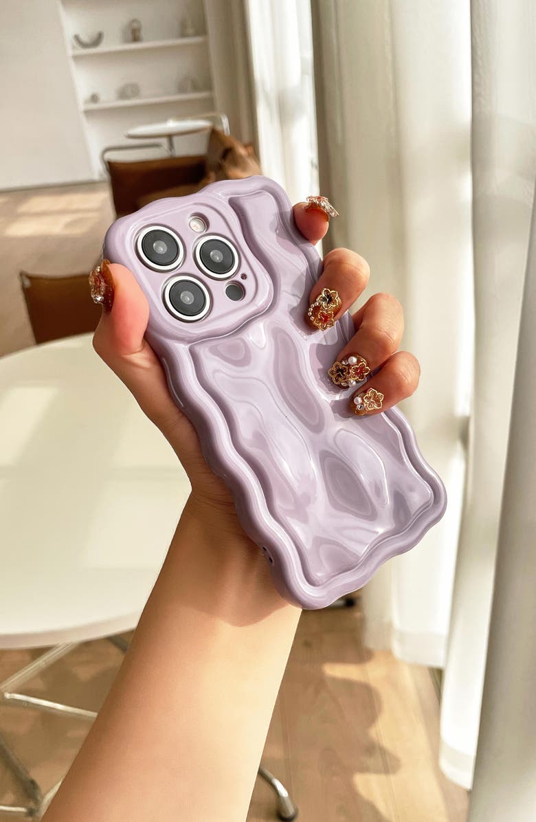 Auramma Meteorite iPhone 15 Pro Case, Alternate, color, Lavender