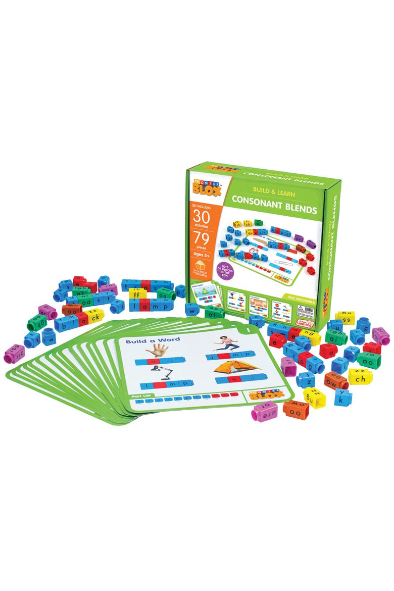 Rainbow Phonics Blox Consonant Blends 5+, Alternate, color, Multicolored