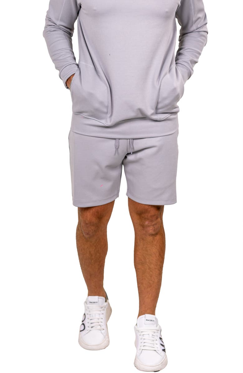 Maceoo Marthyr Drawstring Shorts, Alternate, color, Grey
