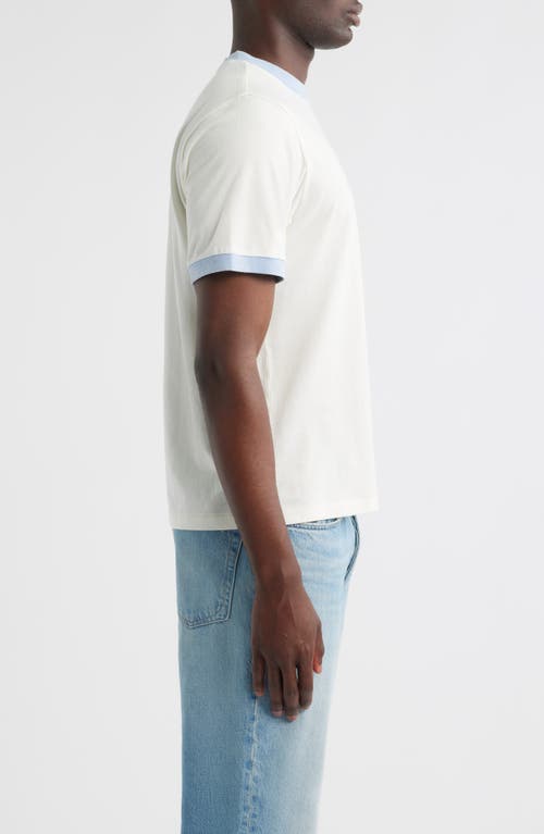 Elwood Pocket Ringer T-shirt In White