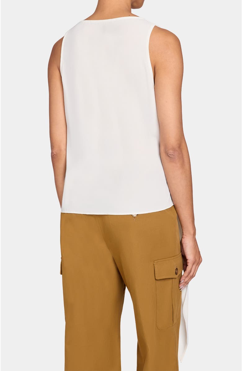 Santorelli DANNA Faux Wrap Top, Alternate, color, Cream