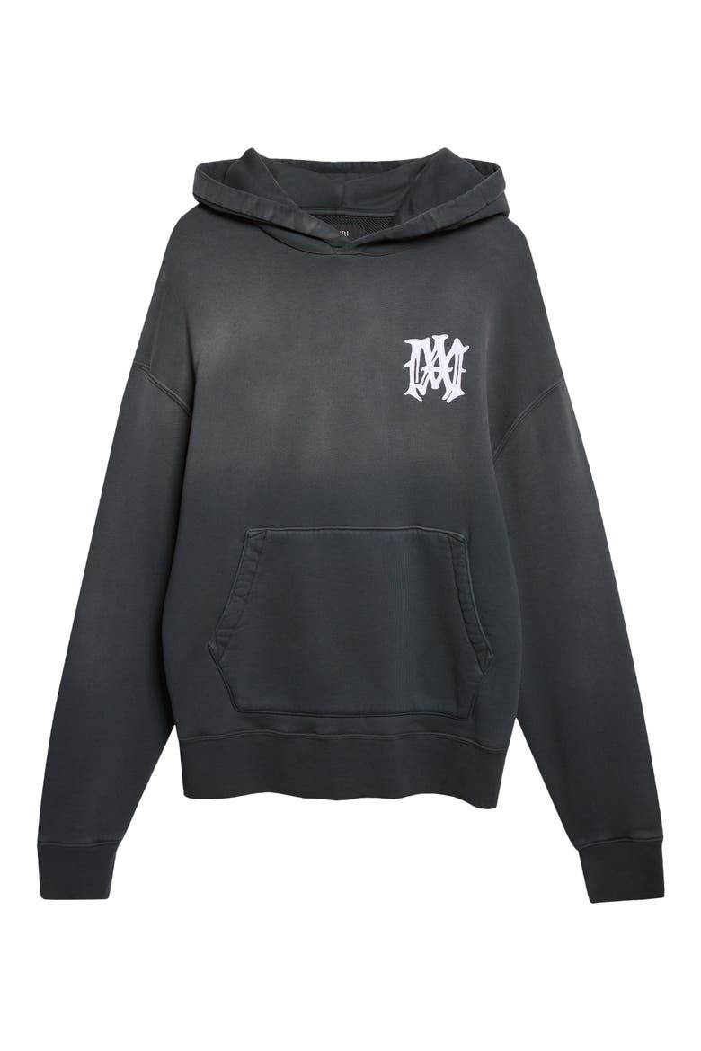 Hollywood Embroidered Logo Hoodie, Alternate, color, BLACK