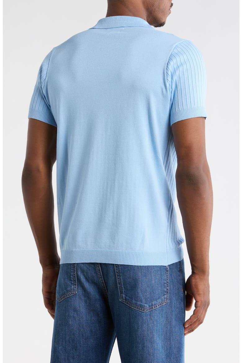 Slim Fit Polo Sweater, Alternate, color, SOFT BLUE