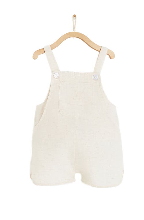 Babycottons Linen Shortall In White