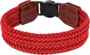 Trafalgar Brody 18mm Solid Color Braided Golf Bracelet