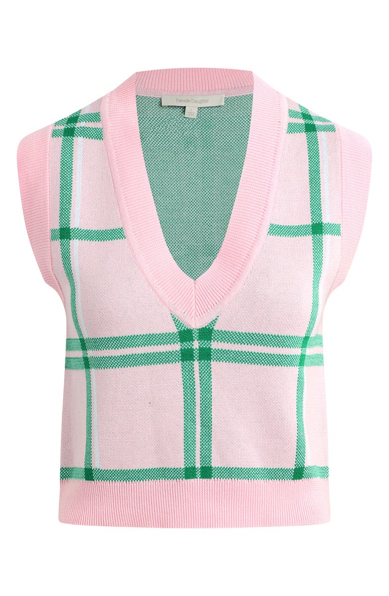 Favorite Daughter The Veronica Plaid Sweater Vest, Alternate, color,