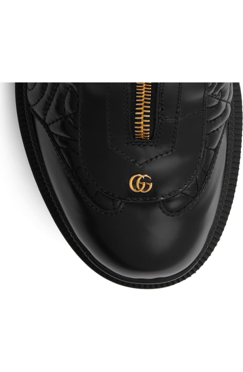 Gucci Trip G Rhombus Quilted Combat Boot, Alternate, color,