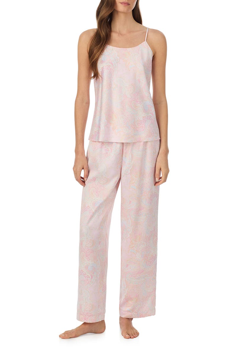 Paisley Sleeveless Pajamas, Main, color, MULTI PAISLEY