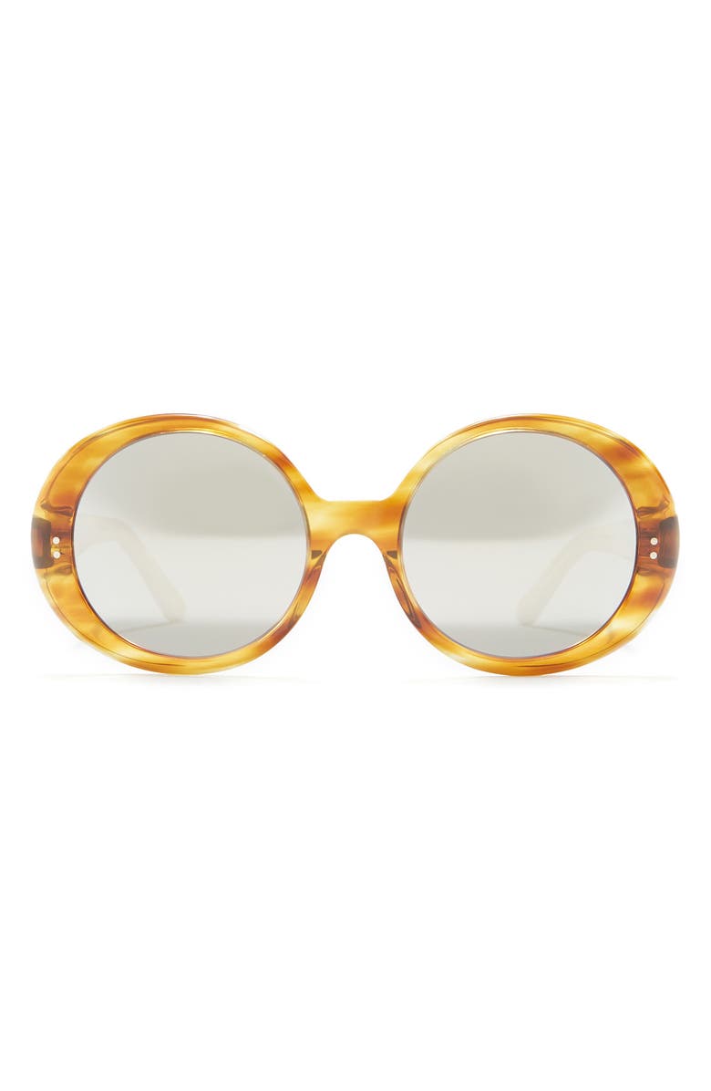 CELINE 57mm Round Sunglasses, Main, color,