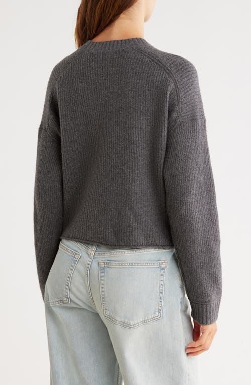Abound Cozy Crew Pullover Sweater In Gray