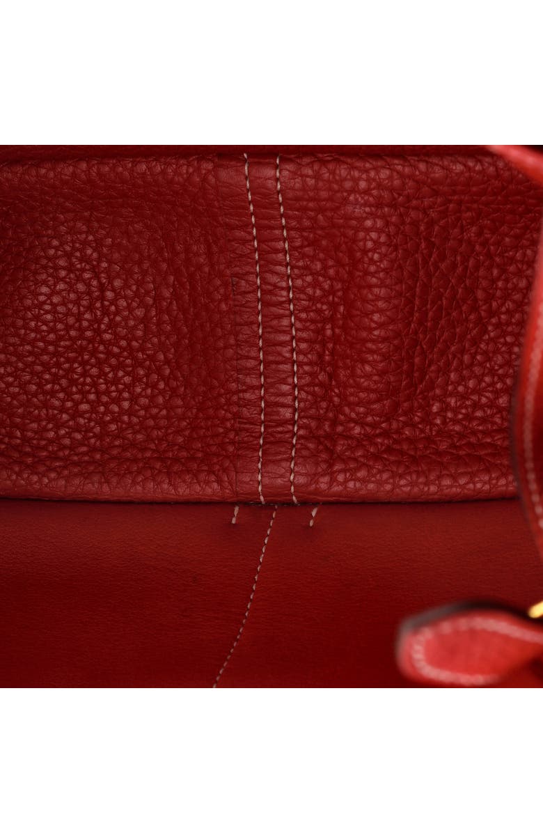 Pre-Owned Hermes Halzan Bag Clemence 31, Alternate, color, Rouge Casaque