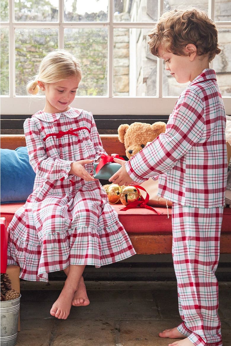 Kids' Classic Nightgown, Alternate, color, Holiday Plaid