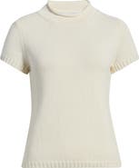 Reformation Solene Organic Cotton Short Sleeve Sweater