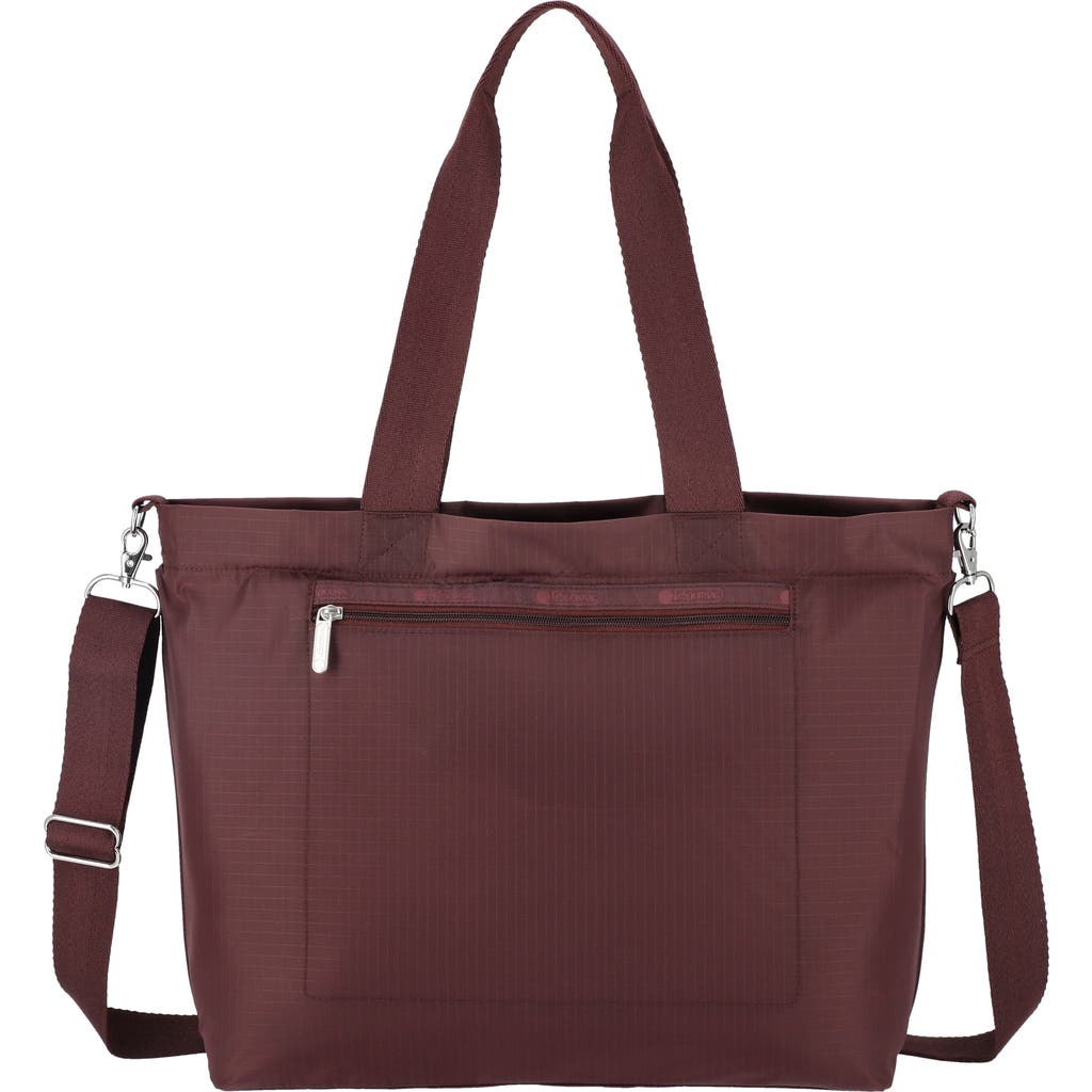 Lesportsac Carryall Zip Tote Bag In Burgundy