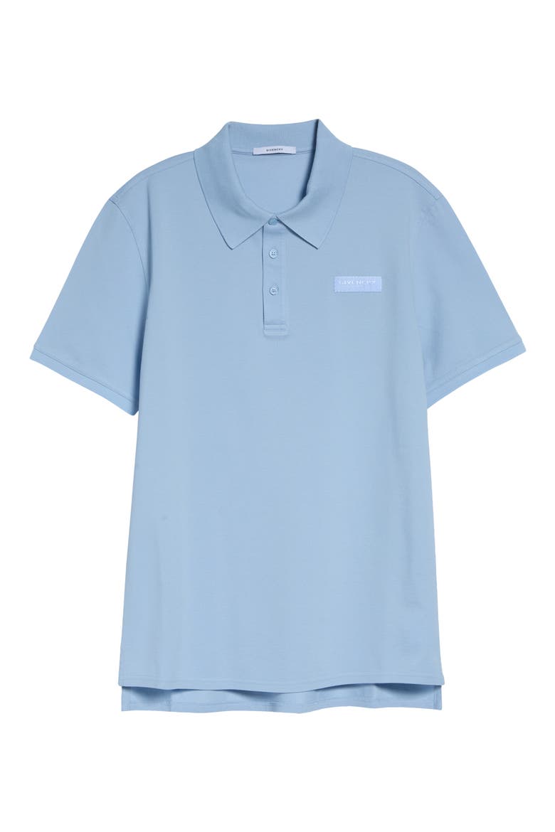 Regular Fit Cotton Piqu Polo, Main, color, LIGHT BLUE