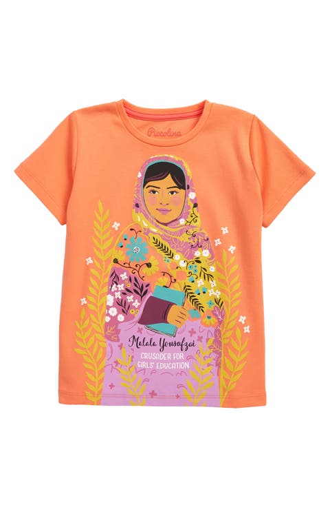 Kids' Trailblazer Malala Yousafzai Graphic Tee (Toddler, Little Kid & Big Kid)