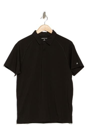 Kenneth Cole Active Performance Polo In Black