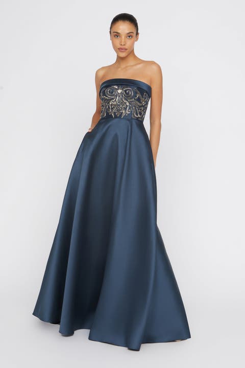Paloma Mikado A-Line Gown